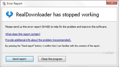 Realplayer video downloader not working